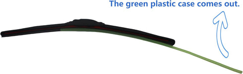 OEM Quality 22 "+ 22" Quality all-weather durable stable quiet wiper blades + Suitable for all weather (2 blades) (24+18)...