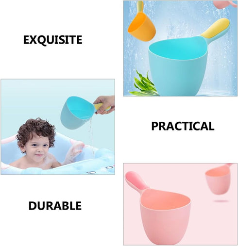 3pcs baby water scoop shampoo ladle bathing water ladles bath dipper water scoop ladle shampoo rinse cup hair bath rinse cup bath spoon take a bat...