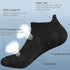 Women's and Men's Running Ankle Socks Low Cut Breathable Socks With Tab 3 Pairs, Black...