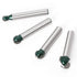 Yakamoz 4Pcs 1/4" Shank Round Nose Router Bit Core Box Router Bits Set Round Groove CNC Sign Making Router Cutter Woodworking Carving Cutting Tool...