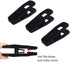 Black Velvet Hangers Clips 20 PCS, Non-Slip Velvet Clips for Suit Pant Skirt Hanger, Strong Finger Clips Perfect for Thin Flocking Hangers...