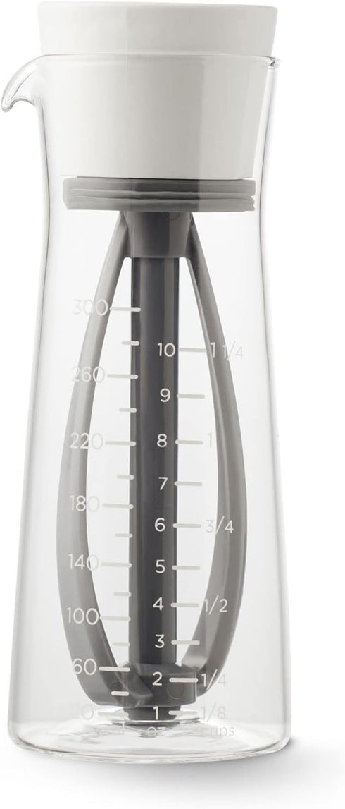 Chef'n Salad Dressing Mixer, Baking White/Vintage Indigo...