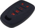GFDesign 2 Pcs Silicone 5 Buttons Key Fob Cover Remote Case Keyless Protector Compatible with 2016-2020 Chevrolet Chevy Malibu Camaro Cruze Equino...