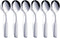 Soup Spoons, Stainless Steel 6.1” Heavy Duty Round Spoons, Dinner Spoon Table Spoon Silverware, Metal Spoon Cutlery Set, 6-Piece...