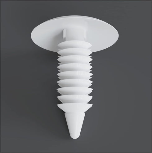 Medium Multi-Gauge Strapping Rivets Fasteners 3/4" Length for Patio Lounge Chair Repair 30 Pack (White)...