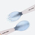 Titanium Toddler Fork and Spoon,Baby Fork Spoon set for Self Feeding,Toddler Utensils,Children's Safe Titanium material Set BPA Free, Dishwasher S...