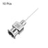 10pcs 26Gauge Stainless Steel Dispensing Needles, 1/2" All Metal Glue Needle Tube Blunt Tips Luer Lock for Thick Liquids, Ink, Glue, Lab Use...