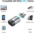 USB C Magnetic Adapter 24 pin Straight 2 Pack PD 100W Fast Charging 10Gbs Data Transfer USB3.1...