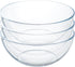 5 Inch Glass Mixing Bowls Set Glass Salad Bowls, Round Bowls, Small Bowls for Kitchen, Set of 3...