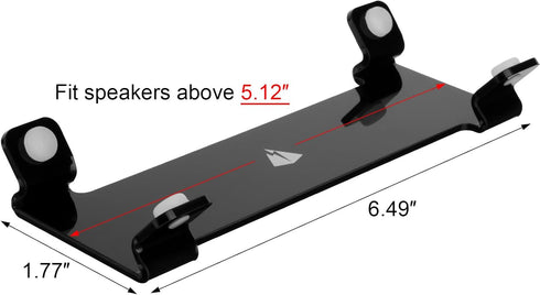 Desktop Stand for JBL Flip 4/FLip 5/Flip 6, TXEsign Acrylic Bluetooth Speaker Stand Holder Desk Display Stand Table Stand Holder for Cylindrical S...