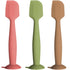 Baby Diaper Cream Spatula 3 Pack Butt Paste Spatula Soft Silicone Diaper Cream Applicator Butt Spatula Baby With Suction Cup Base (Red Green Khaki...