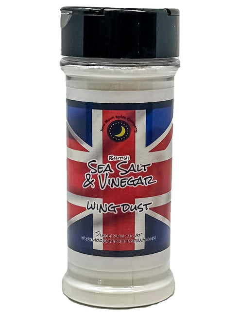 Premium | British Sea Salt & Vinegar Wing Dust | Large Shaker | Calorie Free | Fat Free | Saturated Fat Free | Cholesterol Free | Low Sugar | Craf...
