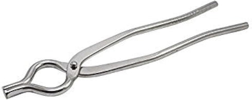 Stainless Steel Pakkad-Big, 1 Pcs, Modern, Silver, 10.4 x 2.2 x 0.2 Inch, Food Tongs...