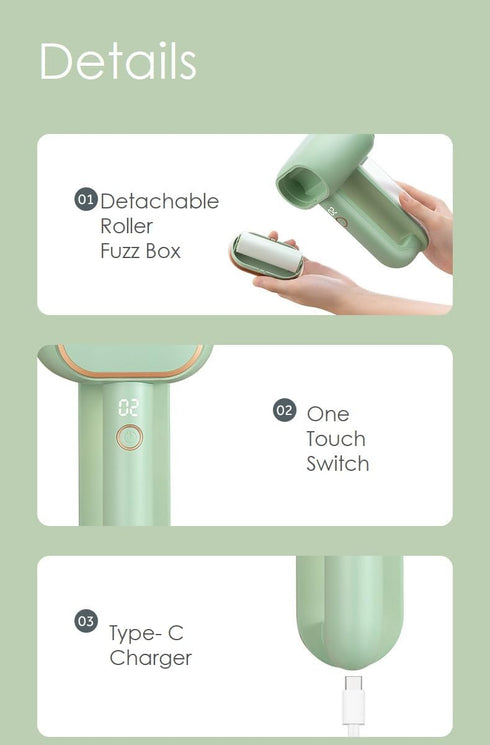Electric Clothes lint Remover Fabric Shaver 2 in 1 Handheld Electric steam Home Portable Clothes Garment Steamer lint Remover...