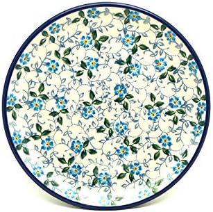 Polish Pottery Plate - Bread & Butter (6 1/4") - Forget-Me-Knot...