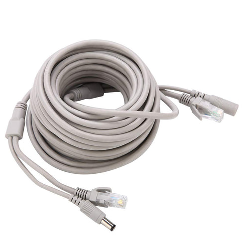Dioche CCTV Cable, 10M AHD Video Power Cable for CCTV Security Camera Surveillance System, 2.1mm DC Power Connector...