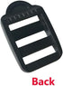 30 Pcs 5/8" (15mm) Plastic Tension Locks Triglide for Belt Backpack Camping Bag Belt Suitcase, Black...