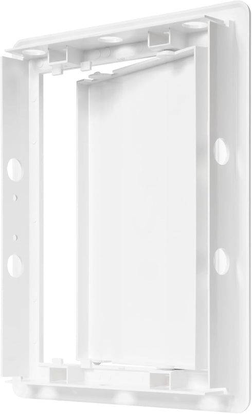 6" x 8" White Plastic Access Panel. Service Shaft Door Panel. Plumbing, Electricity, Heating, Alarm Wall Access Panel for Drywall. Bathroom Servic...