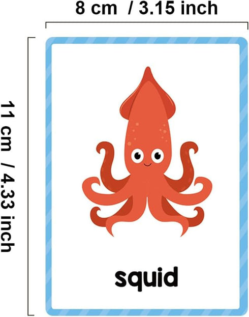 Animals Learning Flashcards, High Frequency Words, Beginning Reading, Kindergarten to 1st Grade, ESL Teaching Materials, Autism Learning Materials...