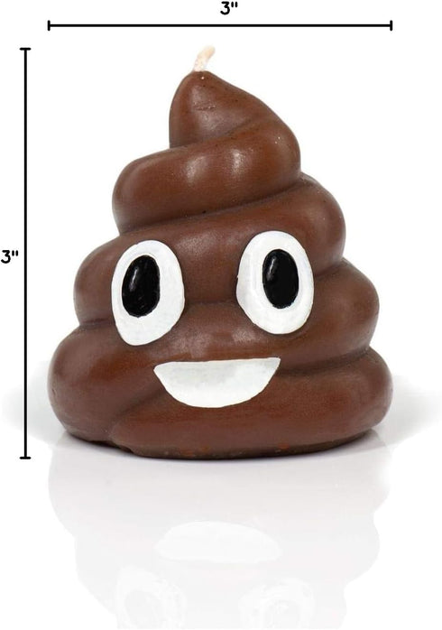 Fourth Castle Media Toynk My Sh*t Doesnt Stink Poop Emoji Candle, Funny Decor Collectible...