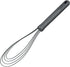 Zyliss Flat Whisk, Sustainable Wheatstraw/Nylon, Cooking Whisk forr Cooking and Serving with Heat Resistant Silicone Head, Beluga Grey, 11.9" x 2....