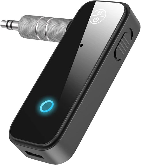 ORIA Wireless Bluetooth AUX Adapter, Bluetooth 5.0 Music Receiver for Car/Wired Speaker, Bluetooth Receiver for Answer Calls with Dual Device Mode...