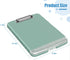 Hongri Plastic Clipboard with Storage, Folder Nursing Clipboard Side Opening, Heavy Duty Clips, Slim Clipboard Storage Box, Light Weight, Smooth W...