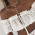 Nicute Rhinestone Long Necklaces Chain Crystal Star Y-Necklace Sexy Body Jewelry for Women...
