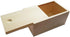 Wooden Unfinished Storage Box with Slide Top...