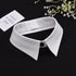 Fake Collar Detachable Dickey Collar Lapel Choker Peter Pan Necklace False Collar and Wrist Cuffs Detachable False Sleeves (Type 1), One Size...