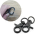 2pcs Snap Hook Zinc Alloy 60mm Black Key Chain Door Lock Pets Cage Hook Belt Clip for Any Suitable Cage, Dog Traction Rope...