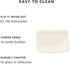 W&P Porter Silicone Reusable Storage Bag, Sandwich (10oz Flat), Cream, Food Storage Container, Microwave and Dishwasher Safe, Easy Cleaning...