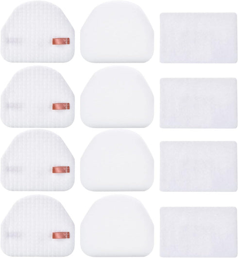Leadaybetter Filter Replacement for Shark Navigator NV100 NV100 26 NV105 26 NV106 UV300 NV450 NV480 NV482 Light Upright Vacuum Cleaner, 4 Pack Foa...