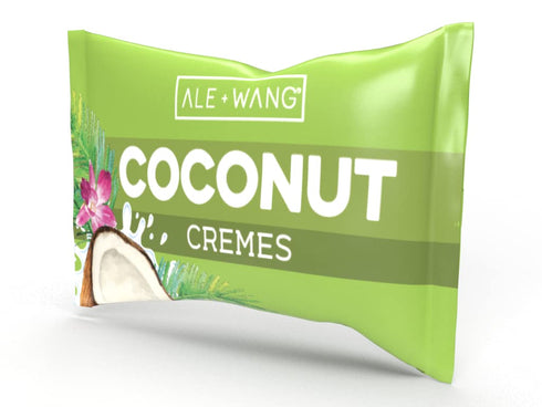 ALE + WANG Coconut Cremes Hard Candy | Made with 100% Pure Coconut Milk | Great Alternative to Chocolate, Caramel, and Toffee (1-Pack)...