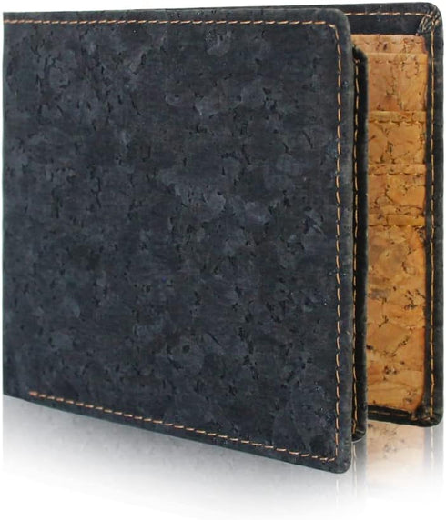 boshiho RFID Blocking Cork Wallet, Slim Bifold Vegan Credit Card Holder Coin Purse Eco Friendly Gift for Men and Women...