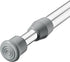 AIZESI Spring Tension Curtain Rod Short Tension Rod?Silver,12"-20"-1Pcs)...