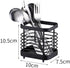 Stainless Steel Utensil Drying Rack, Silverware Drying Basket Basket Draining Basket Kitchen Dish Drainer Dish Drying Rack(S-Black)...