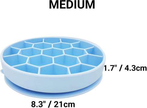 Mr. Peanut's Interactive Slow Feed Dog Bowl, Fun Healthy Bloat Stop Feeder (Medium)...