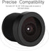 CCTV Camera Lens, 2.1mm Camera Lens 150° Wide Angle M12*0.5 IP Camera Lens for 1/3'' & 1/2.9'' CCD Chips, This Camera Lens with IR Night Vision Fu...