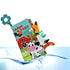 2 in 1 Soft0-6 Months CrinkleInfant Toddler Baby Books, Farm & Animal Unbreakable Books,Tummy Time Teething Sensory Toys,Early Touch Feel Book Gif...