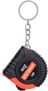 2 Pack Small Tape Measure Keychain Mini Measuring Tape Retractable 6ft 2M, Metric and Inch...