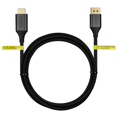 INSIGNIA 1.8 m (6 ft.) DisplayPort/HDMI Cable (NS-PD06502-C)...