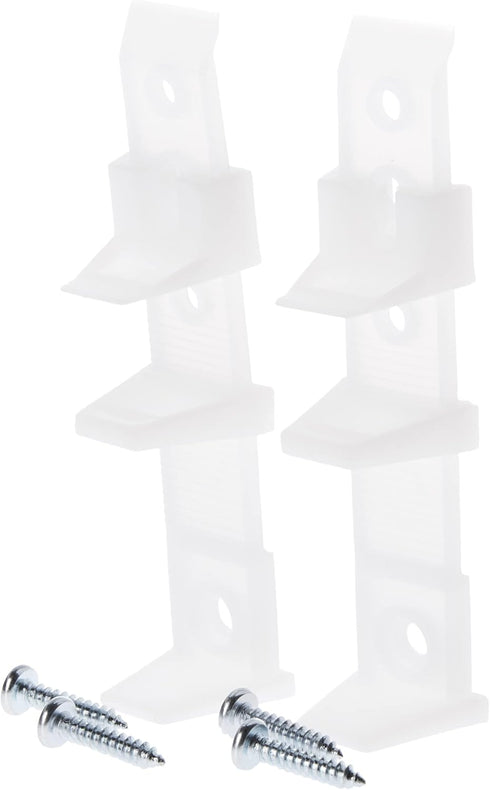 Prime-Line N 6564 Self-Adjusting By-Pass Door Bottom Guide (2 Pack)...