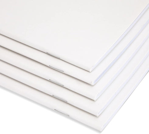 Paper Junkie 24 Pack Unlined Journals Notebooks, Blank Books for Kids To Write Stories for Students, Teachers (White, 4.3x5.5 In)...