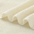 Baby Blanket Boy Girl Cotton Knitted Soft Swaddling Receiving Baby Blankets for Newborn Toddler Crib Stroller White 30 x 40 Inch...