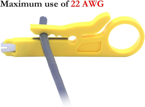 VCE Combo Keystone Punch Down Stand and Mini Wire Stripper Cutter for 90/180 Degree RJ45 Cat5/Cat5E/Cat6/Cat6A RJ11 RJ12 Keystone Jack Modular Cou...