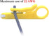 VCE Combo Keystone Punch Down Stand and Mini Wire Stripper Cutter for 90/180 Degree RJ45 Cat5/Cat5E/Cat6/Cat6A RJ11 RJ12 Keystone Jack Modular Cou...