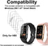 Screen Protector Compatible with Bestinn 1.47" and Mindrose H80 1.47” smartwatch, Soft TPU, 6 pieces, Bubble Self-healing...