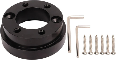 Steering Wheel Adapter Plate for Logitech G25 G27 G29 G920, 70mm Aluminum Alloy Adapter for 13 14in Wheels...