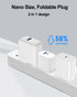 20W Dual Port Fast Charger for iPad 9th 8th 7th Generation 10.2 inch, iPad Air 3/2, iPad Mini 5, Foldable Wall Charger with 6.6ft USB-C to Lightni...